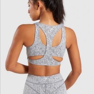 Gymshark Fleur Camo Dryfit Sports Bra Size Small
